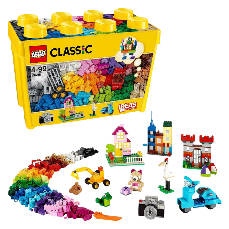 LEGO Classic Große Bausteine-Box (10698) mit bunten Steinen und Modellen