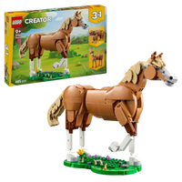 LEGO Creator Prächtiges Ross 31166 – baubares Pferd 3-in-1 Set mit Figur und Box – karinex