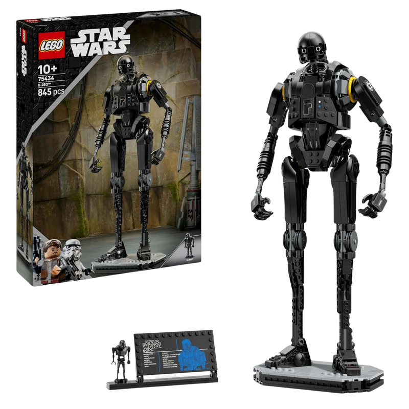 LEGO Star Wars K-2SO 75344 – baubarer Sicherheitsdroide mit beweglichen Gelenken und schwarzer Display-Base