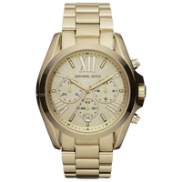 Michael Kors Bradshaw MK5605 Damenuhr in Gold aus Edelstahl mit Chronograph und 43 mm Gehäuse