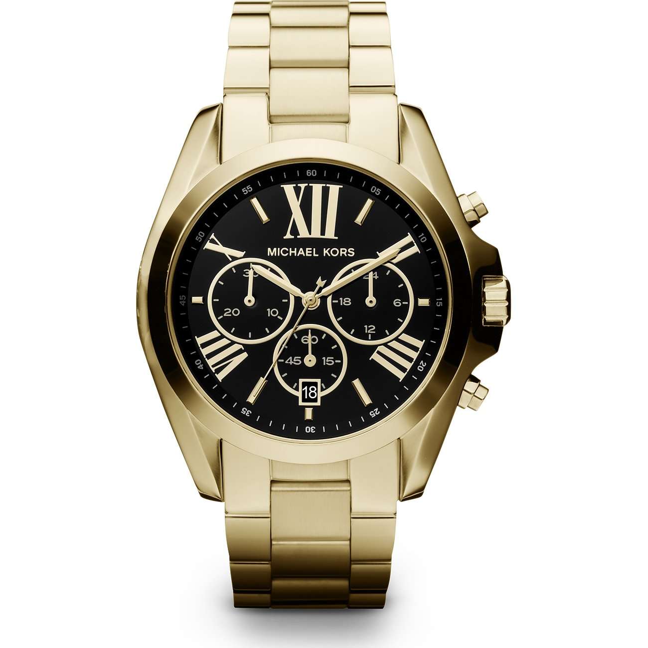 Michael Kors Bradshaw MK5739 Gold Damen Chronograph in Vorderansicht