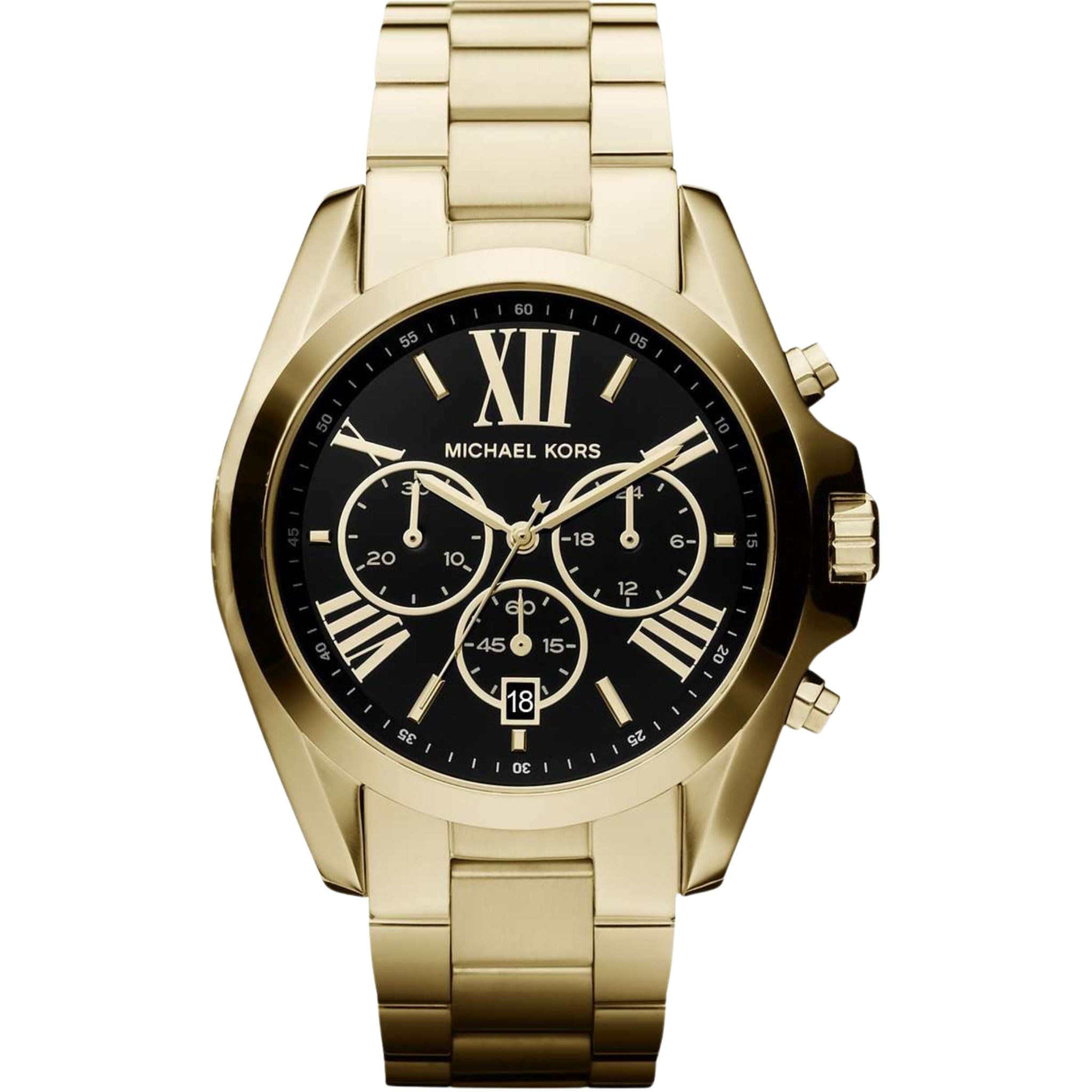 Michael Kors Bradshaw MK5739 Gold Damen Chronograph in Vorderansicht