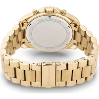 Michael Kors Bradshaw MK5739 Gold Damen Chronograph Rückseite mit Edelstahlarmband
 - Bild 4