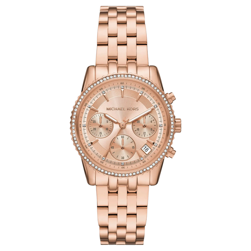 Michael Kors Bryant MK7531 Damen Uhr Roségold 36mm Chronograph - MICHAEL KORS | Jetzt kaufen bei karinex