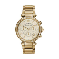 Michael Kors Parker MK5354 Damenuhr Gold“, „MK5354 Chronograph Damen“, „Michael Kors Parker Gold Uhr - Bild 1