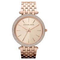 Michael Kors Darci MK3192 Damenuhr Roségold Edelstahl mit Kristallrand
