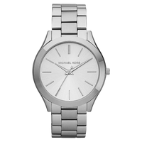 Michael Kors Damenuhr Runway Slim MK3178 aus silbernem Edelstahl mit minimalistischem Zifferblatt