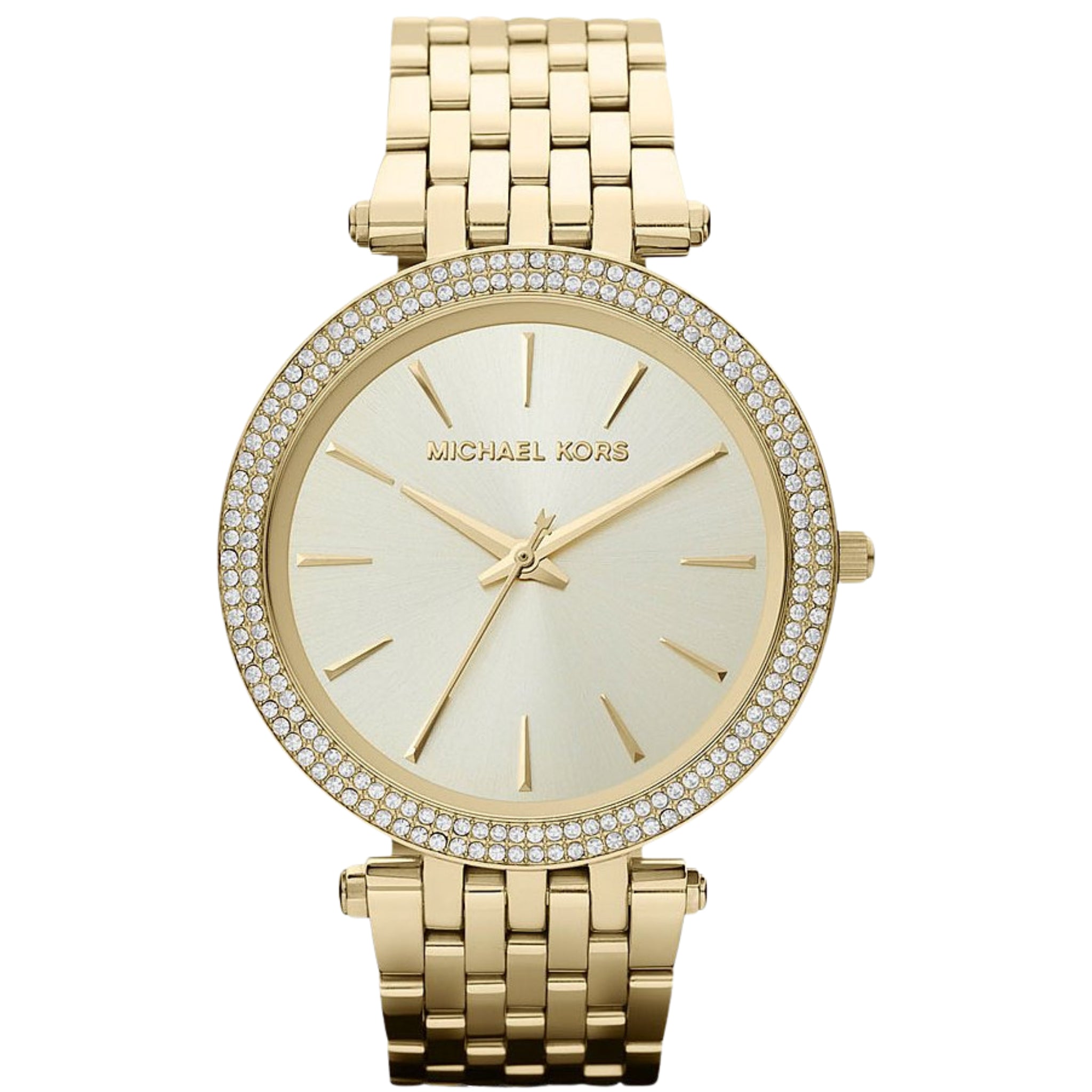 Michael Kors Darci MK3191 goldene Damenarmbanduhr, Edelstahl, 39mm, luxuriöses Design