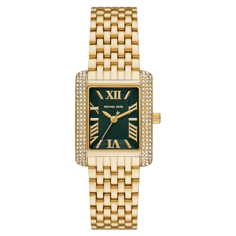 Zegarek damski Michael Kors Emery MK4742 w kolorze złotym i zielonym ze stali nierdzewnej - Michael Kors | Jetzt kaufen bei karinex