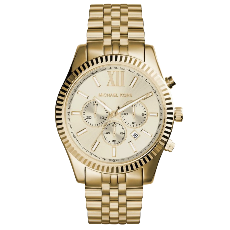 Michael Kors Lexington MK8281 Męski Zegarek Złoty Chronograf - Michael Kors | Jetzt kaufen bei karinex