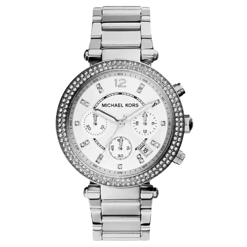 Michael Kors Parker MK5353 damski chronograf srebrny ze stali nierdzewnej - Michael Kors | Jetzt kaufen bei karinex