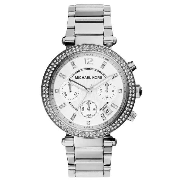 Michael Kors Parker MK5353 Damen Chronograph Silber Edelstahl