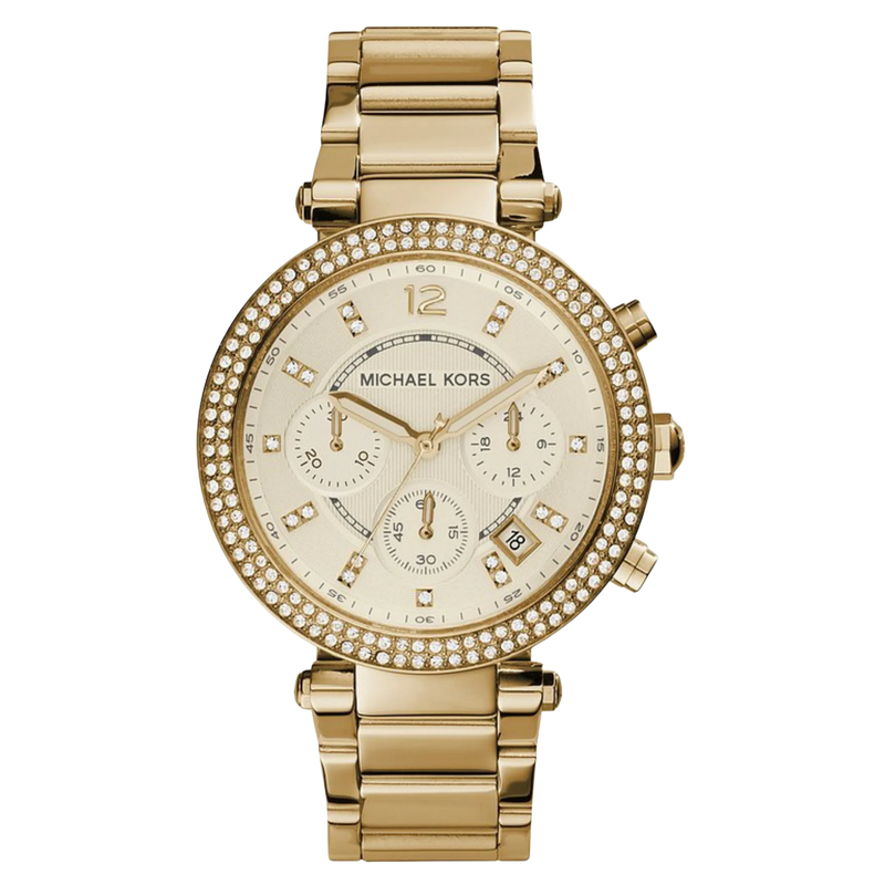 Michael Kors Parker MK5354 damski zegarek z chronografem w kolorze złotym - Michael Kors | Jetzt kaufen bei karinex