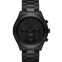 Michael Kors Slim Runway MK8919 Herrenuhr Schwarz Edelstahl Chronograph
 - Bild 1