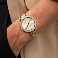 Michael Kors Darci MK3191 Damenarmbanduhr Gold Edelstahl 39mm - Bild 2