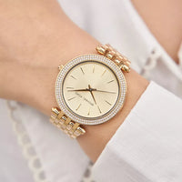 Michael Kors Darci MK3191 Damenarmbanduhr Gold Edelstahl 39mm - Bild 7