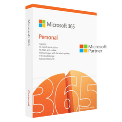 Microsoft 365 Personal 1 Jahr Lizenz Digitaler Key für Windows Mac mit 1TB OneDrive
