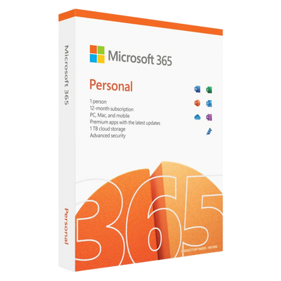 Microsoft 365 Single (ehemals Personal) 1 Jahr Abonnement digitaler Aktivierungsschlüssel für Windows Mac iPhone iPad Android mit Microsoft Copilot KI und 1 TB OneDrive Cloudspeicher