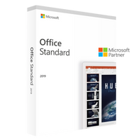 Microsoft Office 2019 Standard Windows Box mit Word, Excel, PowerPoint, Outlook und Publisher