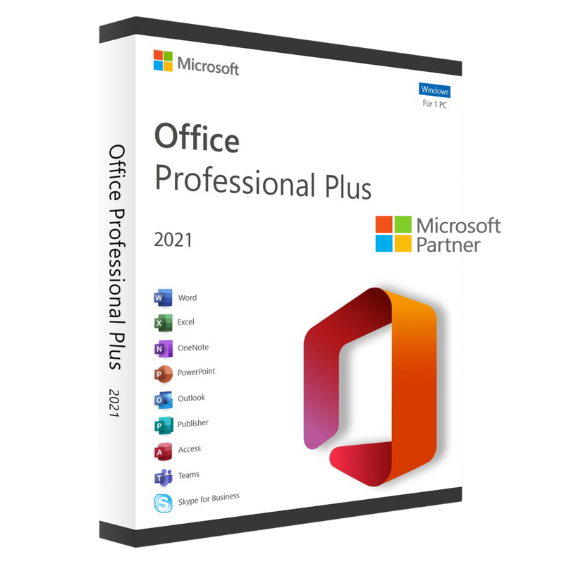 Microsoft Office 2021 Professional Plus Vollversion 1PC - unbegrenzte Laufzeit - karinex