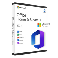 Microsoft Office 2024 Home and Business für Mac Box mit Word, Excel, PowerPoint, Outlook und OneNote