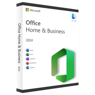 Microsoft Office 2024 Home and Business für Mac Box mit Word, Excel, PowerPoint, Outlook und OneNote