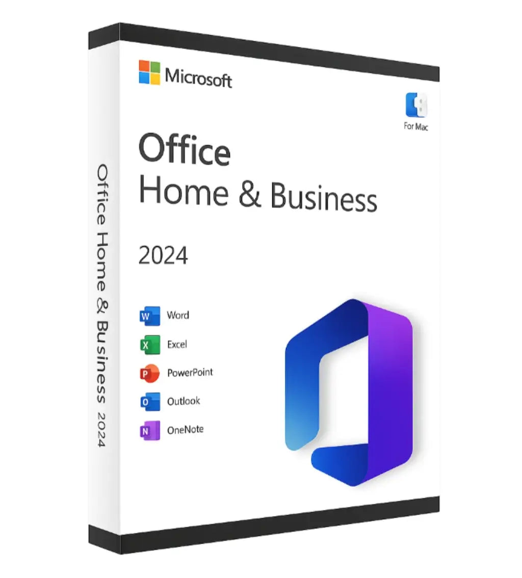 Microsoft Office 2024 Home and Business für Mac Box mit Word, Excel, PowerPoint, Outlook und OneNote