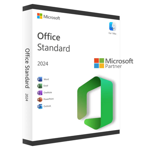 Microsoft Office 2024 Standard für Mac | Original Lizenzschlüssel | Download & Aktivierung per E-Mail