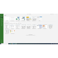 Microsoft Project 2021 Professional Screenshot mit Projektvorlagen und Startübersicht für neue Projekte unter Windows