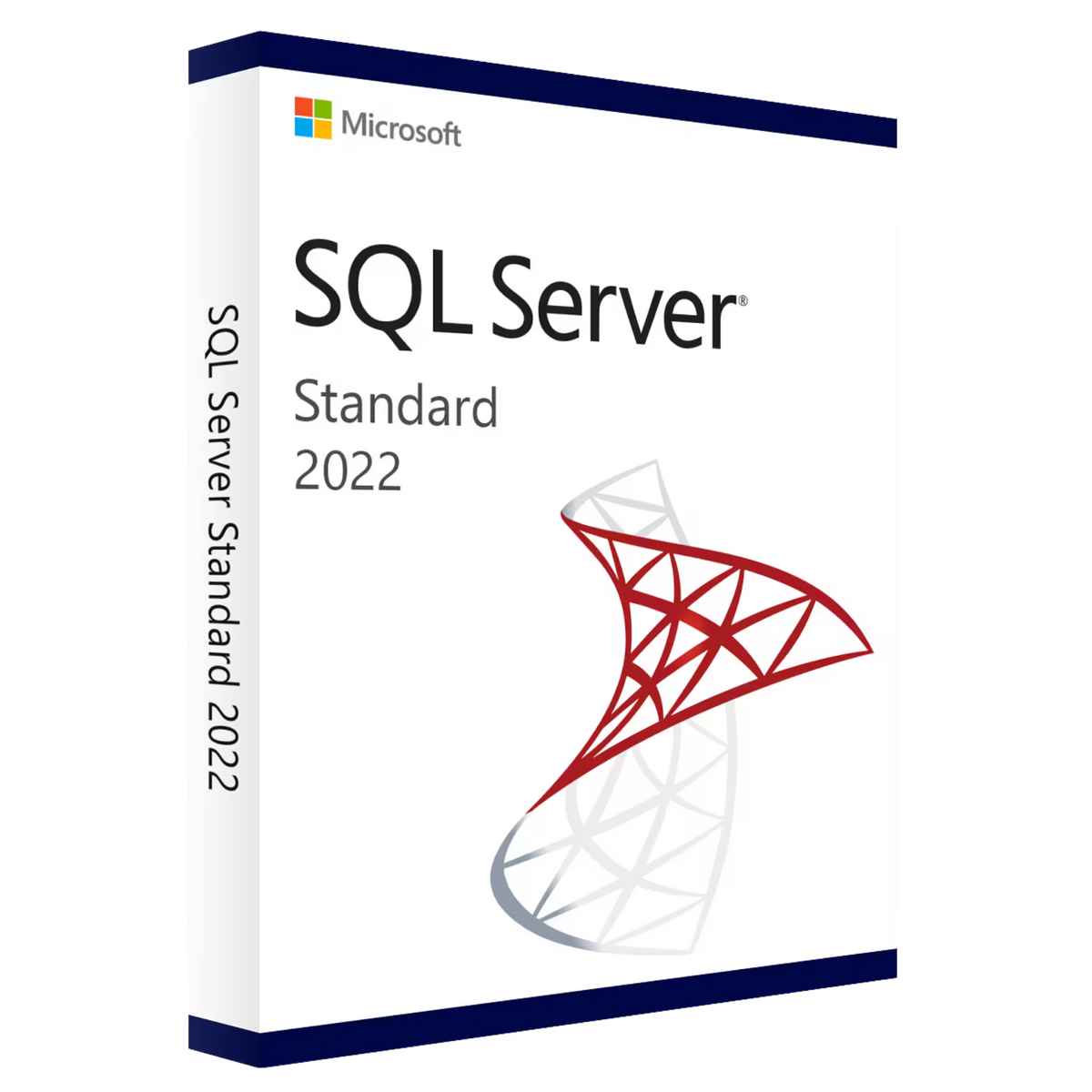 Microsoft SQL Server 2022 Standard Lizenz als Boxabbildung für Server- und Datenbankverwaltung