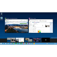 Erweiterte Taskansicht in Windows 10 Home OEM mit mehreren geöffneten Fenstern und Vorschaukacheln zur effizienten Multitasking-Steuerung