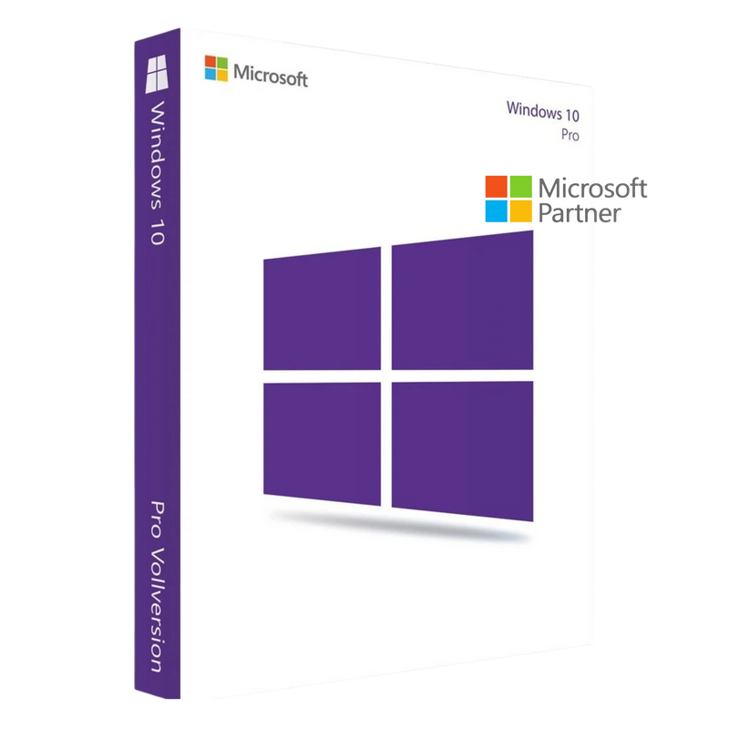 Microsoft Windows 10 Professional Pro Original 32/64-Bit Lizenz Download – Vollversion für PC – Aktivierungsschlüssel per E-Mail