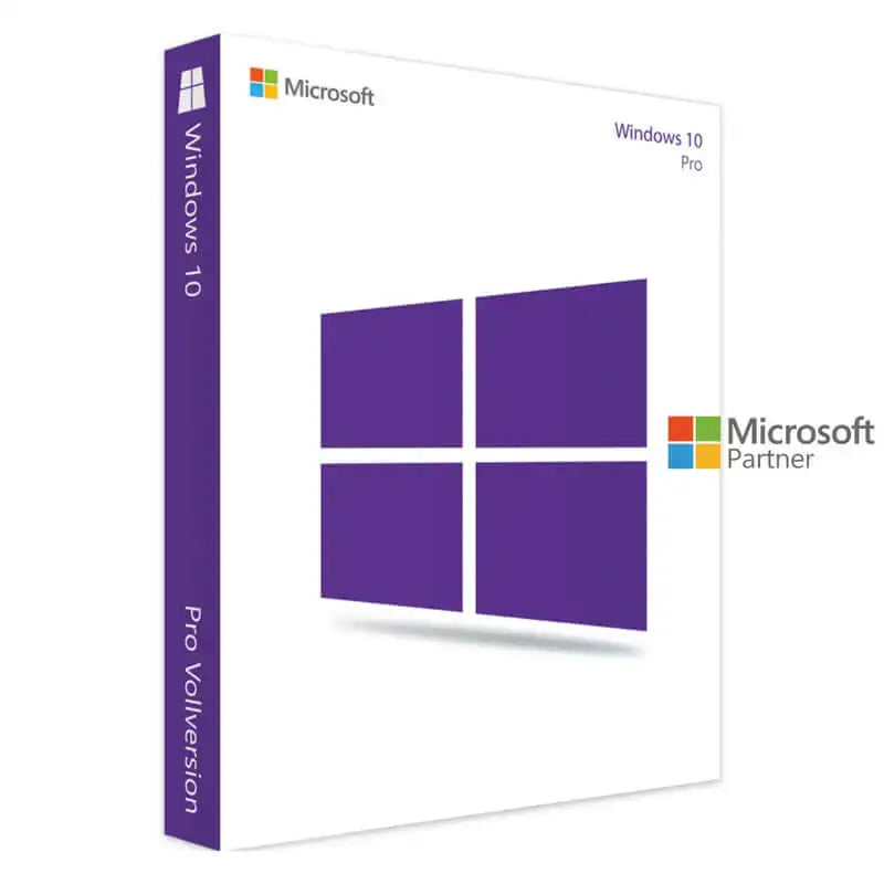 Microsoft Windows 10 Professional Pro Original 32/64-Bit Lizenz Download – Vollversion für PC – Aktivierungsschlüssel per E-Mail