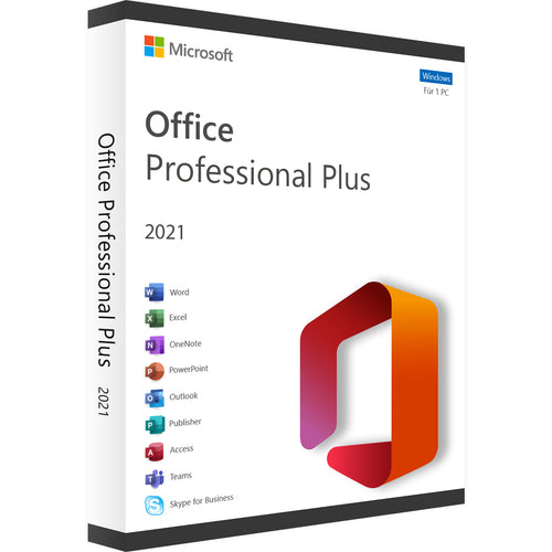 Microsoft Office 2021 Professional Plus Vollversion 1PC - unbegrenzte Laufzeit