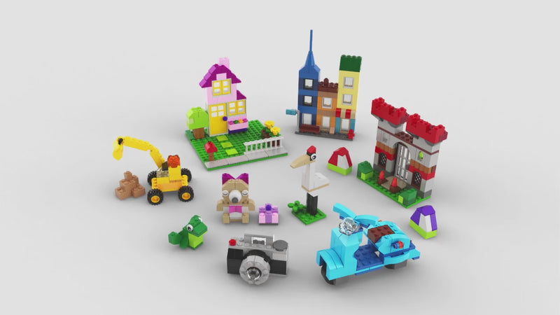 LEGO Classic Bausteine Box 10698 kaufen – Produktvideo mit bunten Steinen und Kreativspielzeug