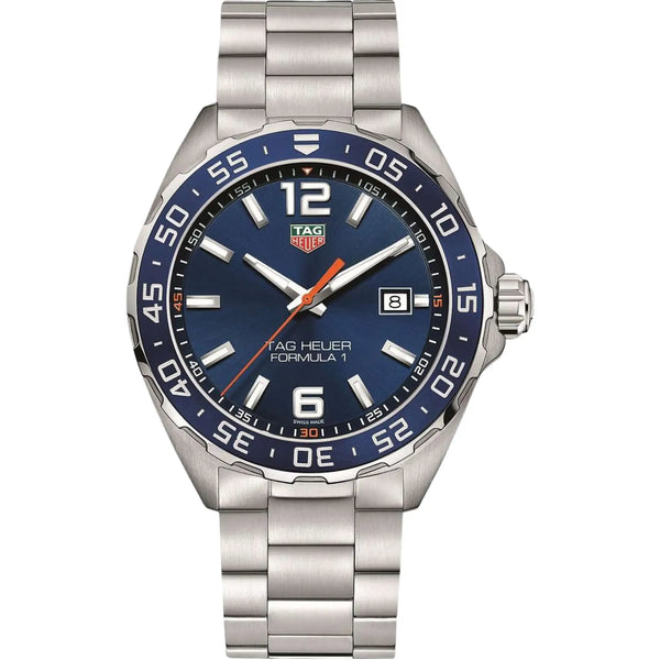 TAG Heuer Formula 1 Herren­uhr WAZ1010.BA0842 – Edelstahl Blau 43 mm