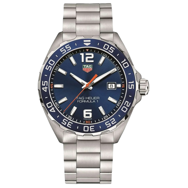 TAG Heuer Formula 1 Herren­uhr WAZ1010.BA0842 – Edelstahl Blau 43 mm