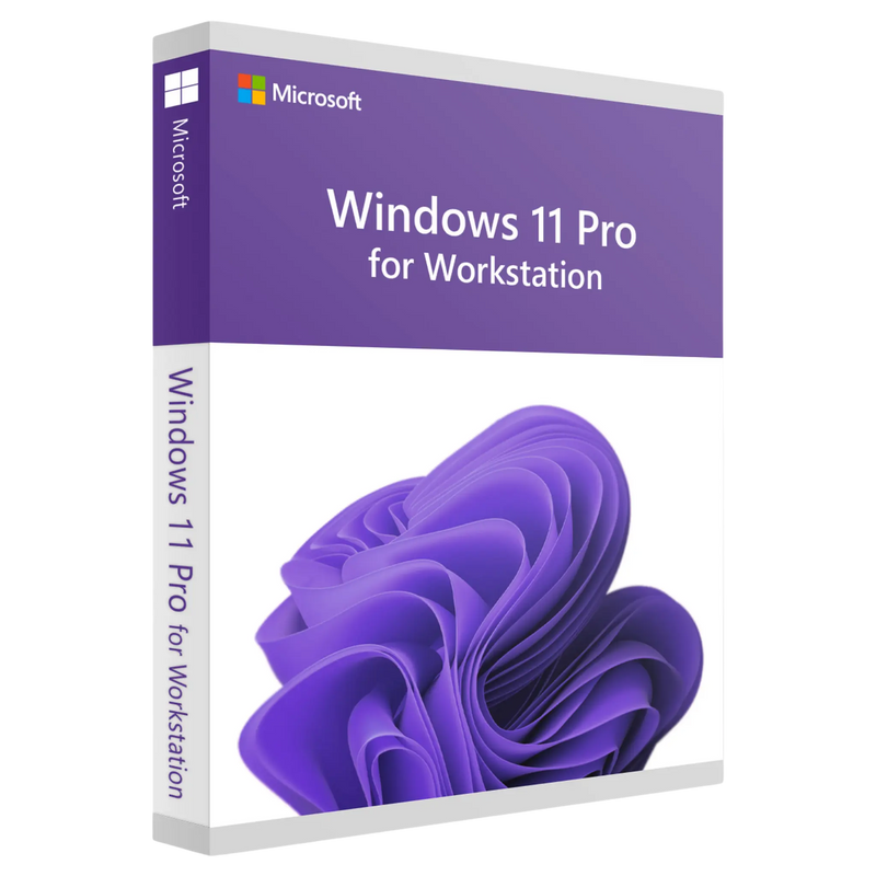 Windows 11 Pro for Workstations Dauerlizenz für 1 PC mit ReFS, RDMA, bis 4 CPUs und 6 TB RAM – Sofort-Download per E-Mail