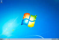 Windows 7 Ultimate Desktop Oberfläche 32 Bit und 64 Bit