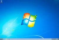 Windows 7 Ultimate Desktop Oberfläche 32 Bit und 64 Bit