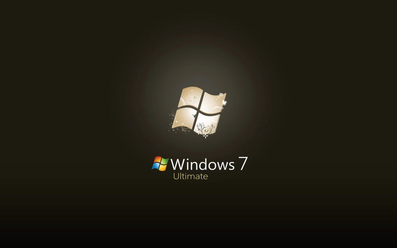 Windows 7 Ultimate Startbildschirm nach Installation